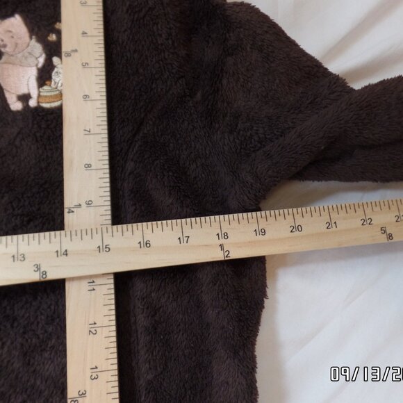 Disneyland Resort Winnie the Pooh and Piglet embroidered Fleece Jacket Medium - Picture 14 of 16